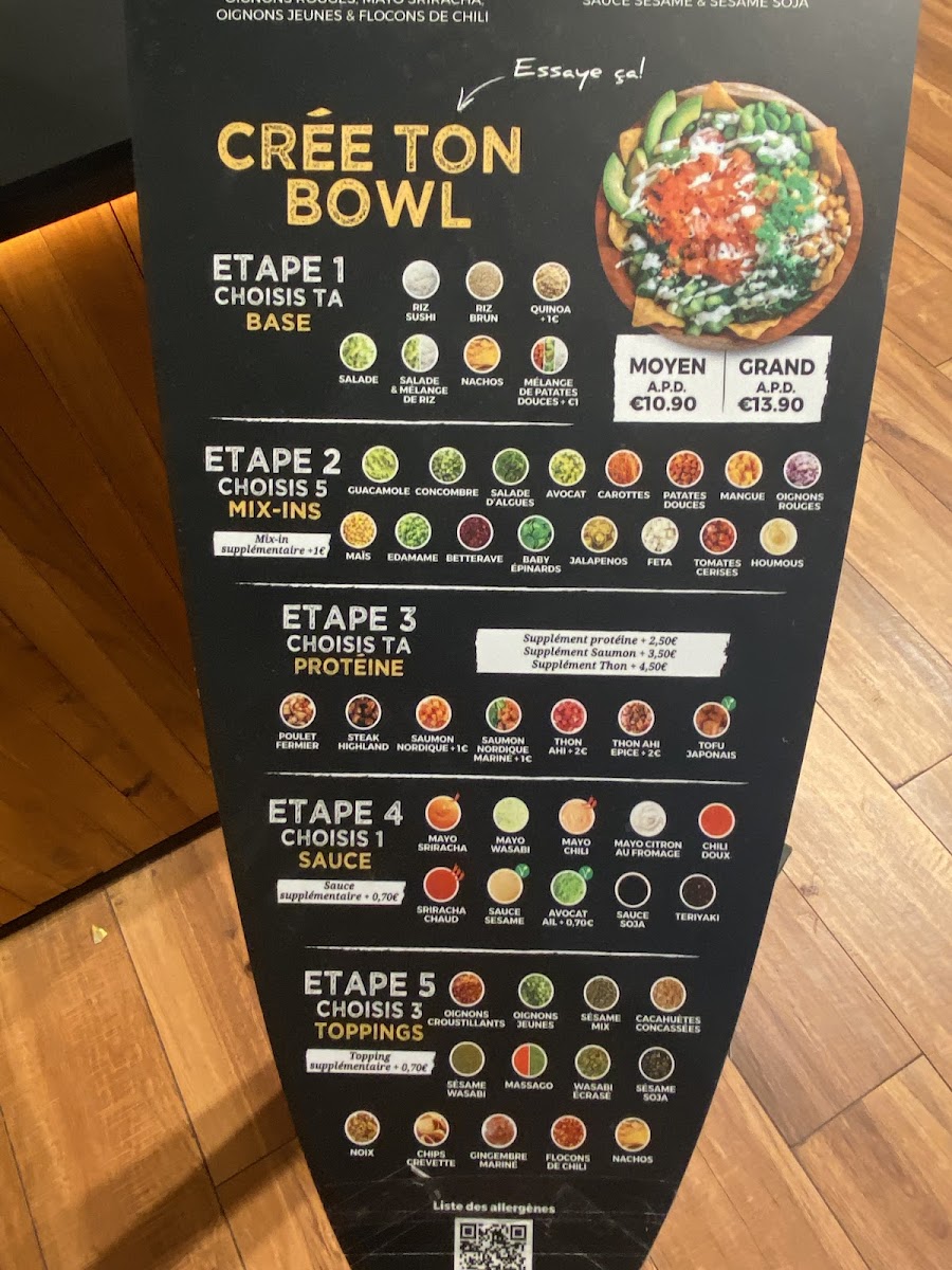 Menu Hawaiian Poké Bowl - Louvain-La-Neuve-4