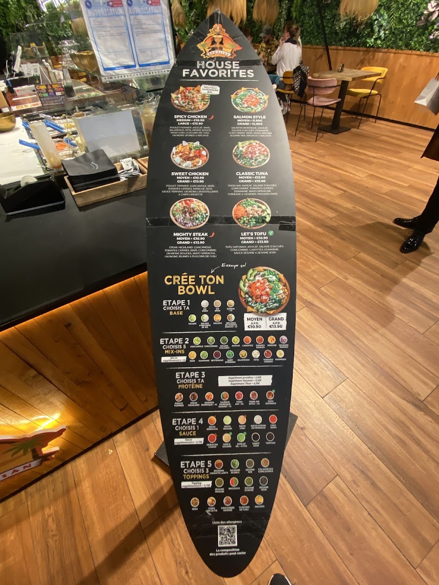 Menu Hawaiian Poké Bowl - Louvain-La-Neuve-6